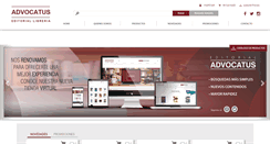 Desktop Screenshot of eadvocatus.com.ar